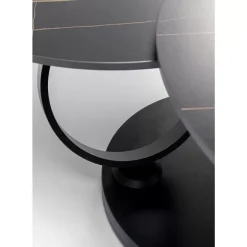 Tische-KARE Design Couchtisch Beverly Schwarz 133X80Cm