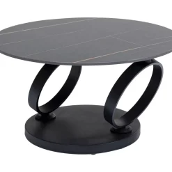 Tische-KARE Design Couchtisch Beverly Schwarz 133X80Cm