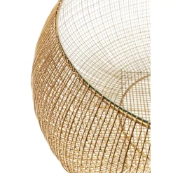 Tische-KARE Design Couchtisch Cesta Gold