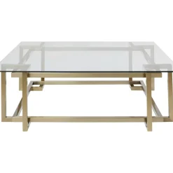 Tische-KARE Design Couchtisch Clara Gold 120X120