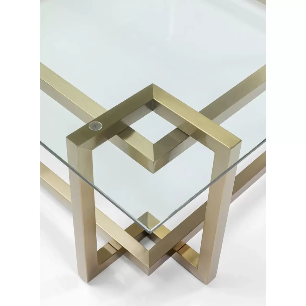 Tische-KARE Design Couchtisch Clara Gold 120X120
