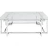 Tische-KARE Design Couchtisch Clara Silber 120X120Cm
