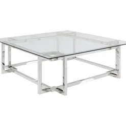 Tische-KARE Design Couchtisch Clara Silber 120X120Cm