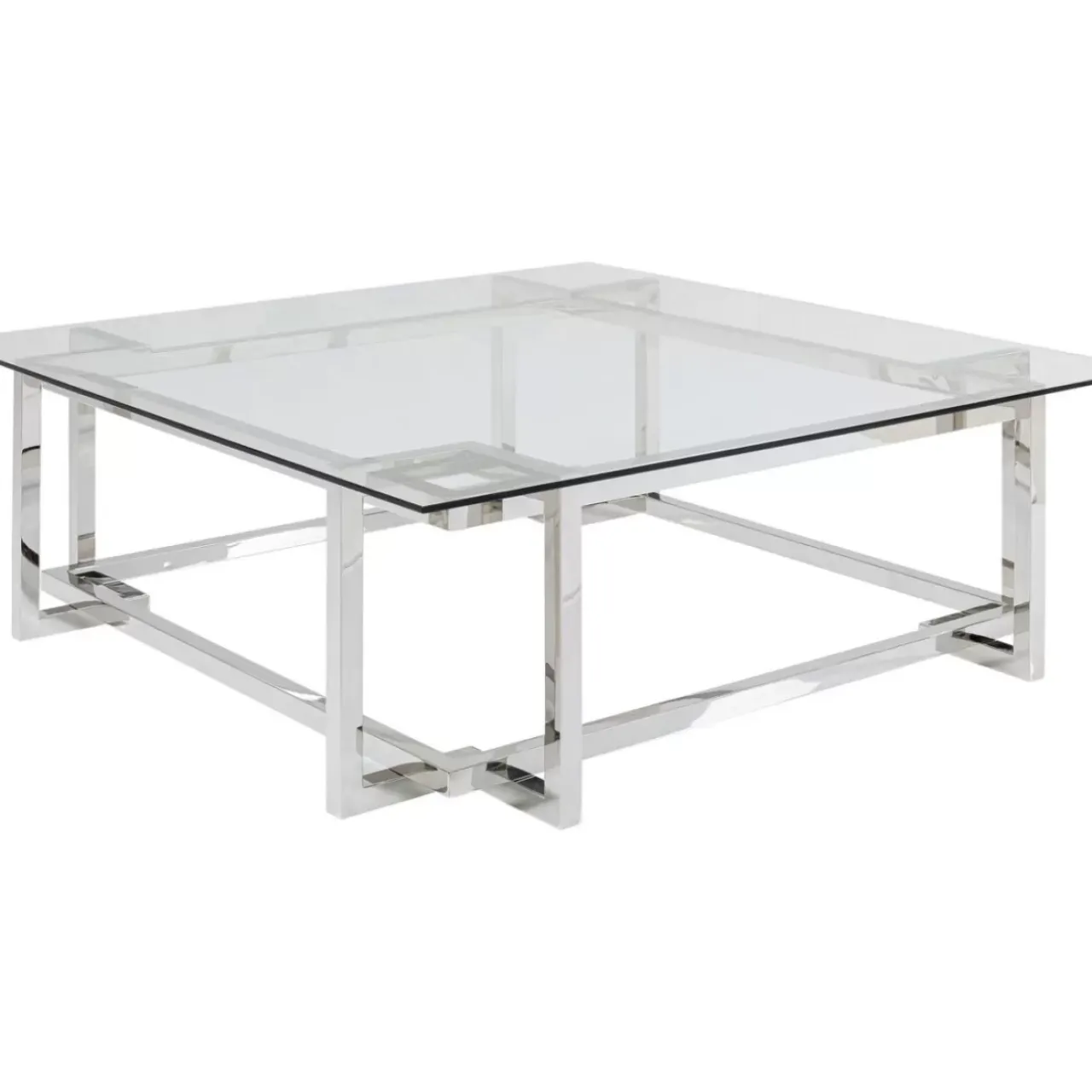 Tische-KARE Design Couchtisch Clara Silber 120X120Cm