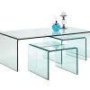 Tische-KARE Design Couchtisch Clear Club (3/Set)