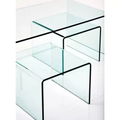 Tische-KARE Design Couchtisch Clear Club (3/Set)