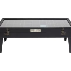Tische-KARE Design Couchtisch Collector Schwarz 122X55Cm