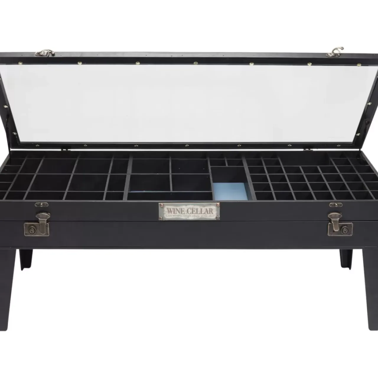 Tische-KARE Design Couchtisch Collector Schwarz 122X55Cm