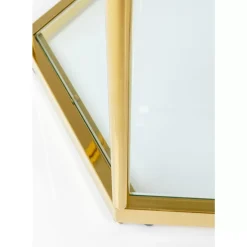 Tische-KARE Design Couchtisch Comb Gold 45