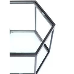 Tische-KARE Design Couchtisch Comb Schwarz 45Cm