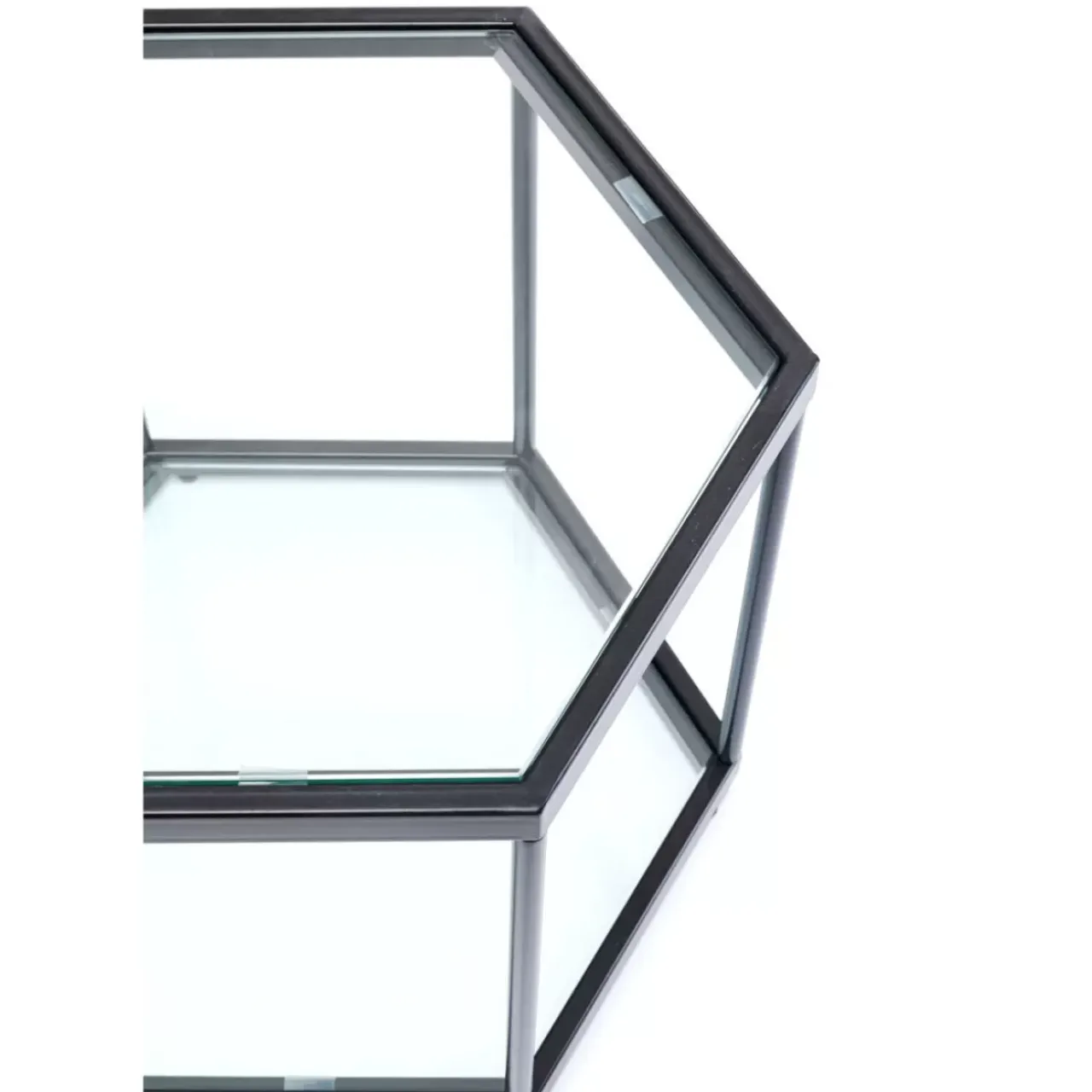 Tische-KARE Design Couchtisch Comb Schwarz 45Cm