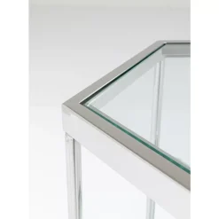 Tische-KARE Design Couchtisch Comb Silber 45