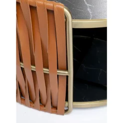 Tische-KARE Design Couchtisch Copper O86Cm