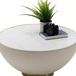 Tische-KARE Design Couchtisch Endless Vegas Weis O71Cm