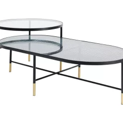 Tische-KARE Design Couchtisch Fence (2/Set)