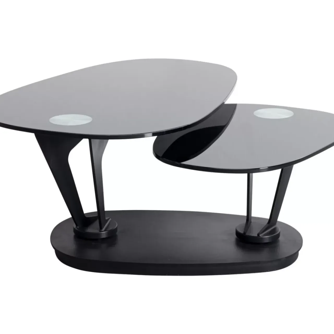 Tische-KARE Design Couchtisch Franklin Schwarz 150X58Cm