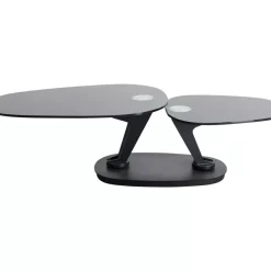 Tische-KARE Design Couchtisch Franklin Schwarz 150X58Cm