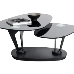 Tische-KARE Design Couchtisch Franklin Schwarz 150X58Cm