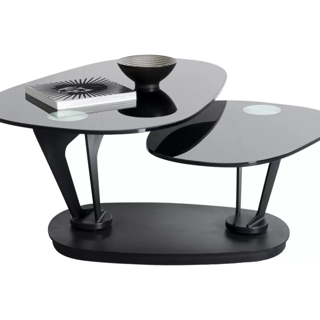 Tische-KARE Design Couchtisch Franklin Schwarz 150X58Cm