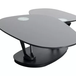 Tische-KARE Design Couchtisch Franklin Schwarz 150X58Cm