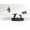 Tische-KARE Design Couchtisch Franklin Weis 150X58Cm