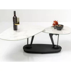 Tische-KARE Design Couchtisch Franklin Weis 150X58Cm