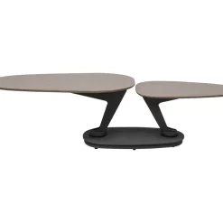 Tische-KARE Design Couchtisch Franklin Wood Walnuss 161X60Cm