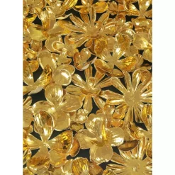 Tische-KARE Design Couchtisch Gold Flowers 120X60