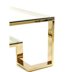 Tische-KARE Design Couchtisch Gold Rush 120X120Cm