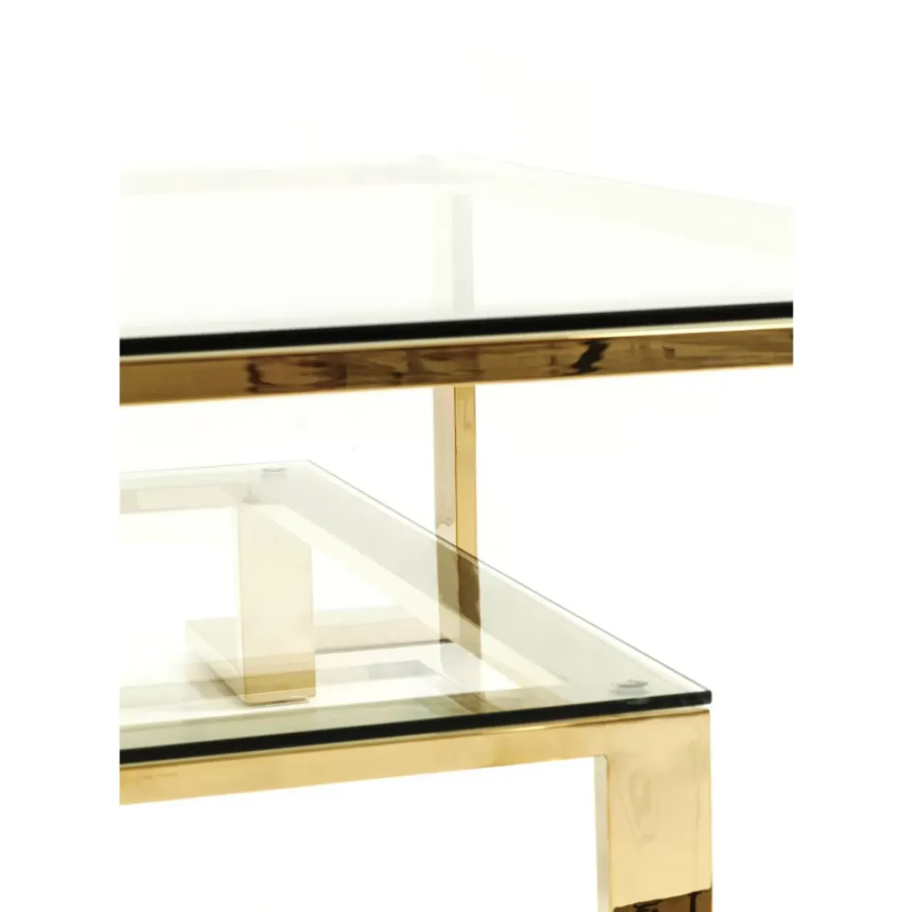 Tische-KARE Design Couchtisch Gold Rush 120X120Cm