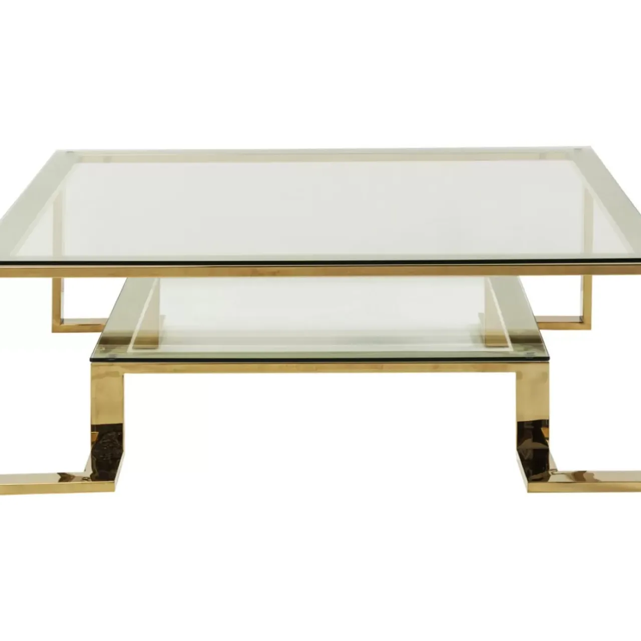 Tische-KARE Design Couchtisch Gold Rush 120X120Cm