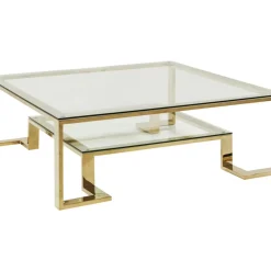 Tische-KARE Design Couchtisch Gold Rush 120X120Cm