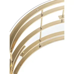Tische-KARE Design Couchtisch Jupiter Gold O100Cm