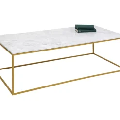 Tische-KARE Design Couchtisch Key West Gold 120X60