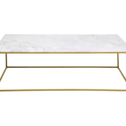 Tische-KARE Design Couchtisch Key West Gold 120X60