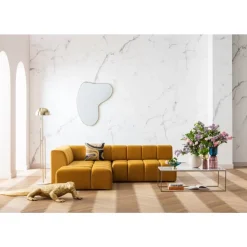 Tische-KARE Design Couchtisch Key West Gold 120X60
