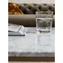 Tische-KARE Design Couchtisch Key West Gold 120X60