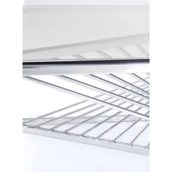Tische-KARE Design Couchtisch Laser Silber Klarglas 120X60