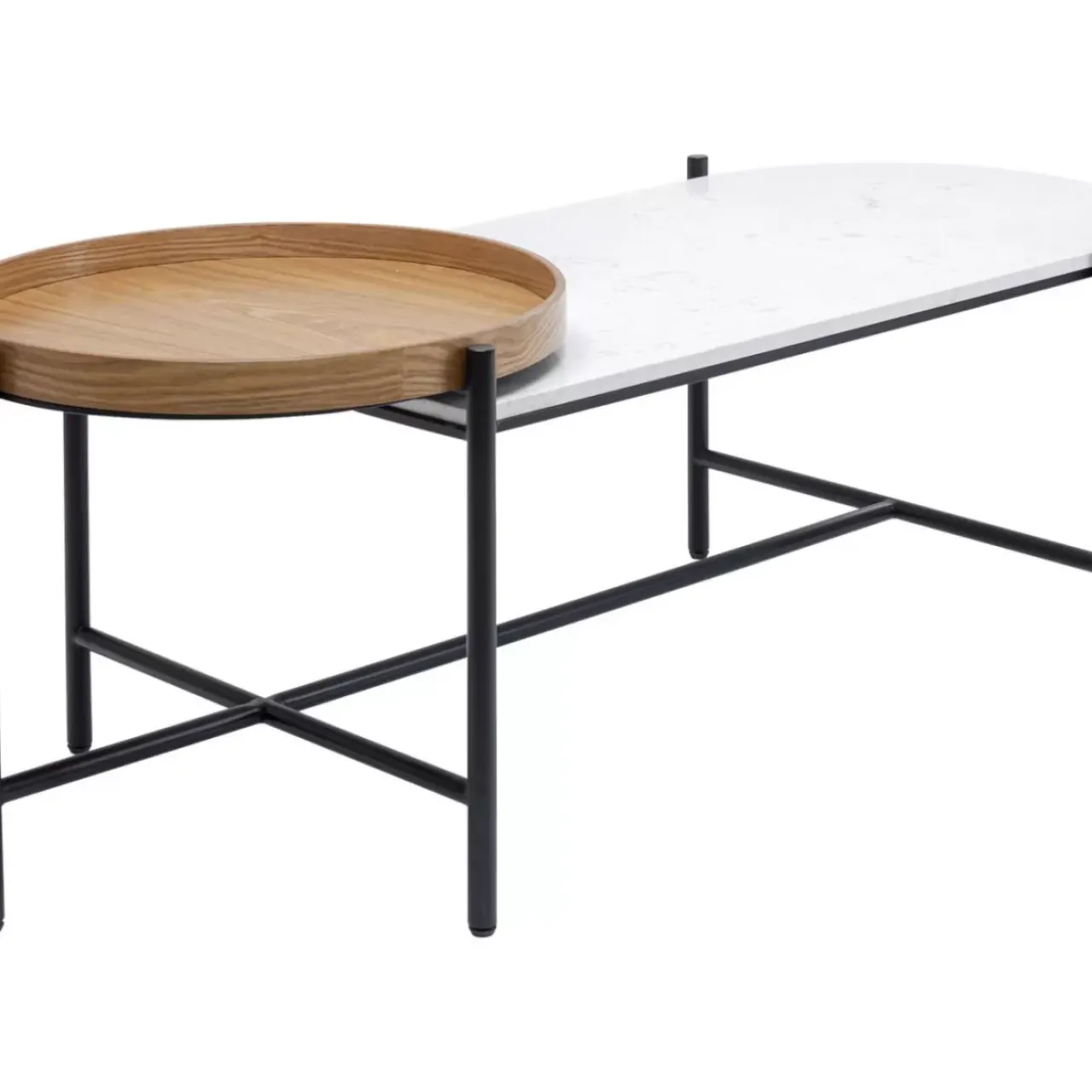 Tische-KARE Design Couchtisch Layered 128X55Cm