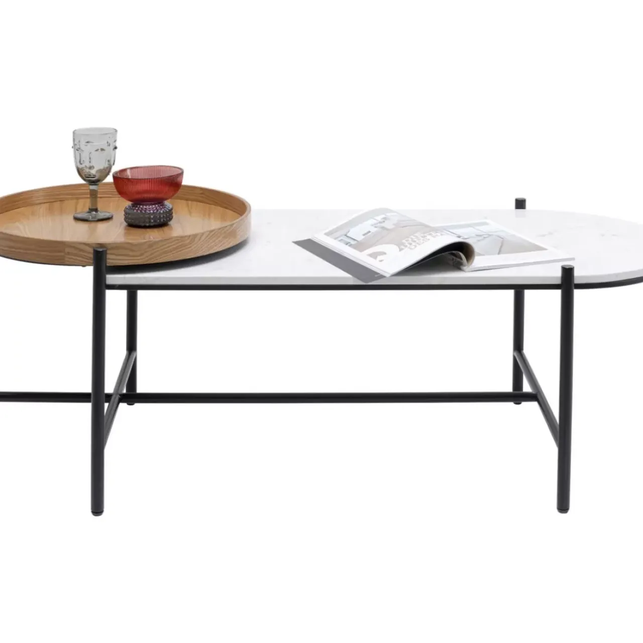 Tische-KARE Design Couchtisch Layered 128X55Cm