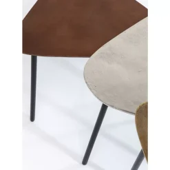 Tische-KARE Design Couchtisch Loft Triangle Vintage (3/Set)