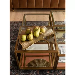 Tische-KARE Design Couchtisch Luigi Gold (4/Set)