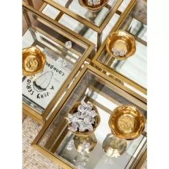 Tische-KARE Design Couchtisch Luigi Gold (4/Set)