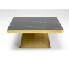 Tische-KARE Design Couchtisch Miler Gold 80X80Cm