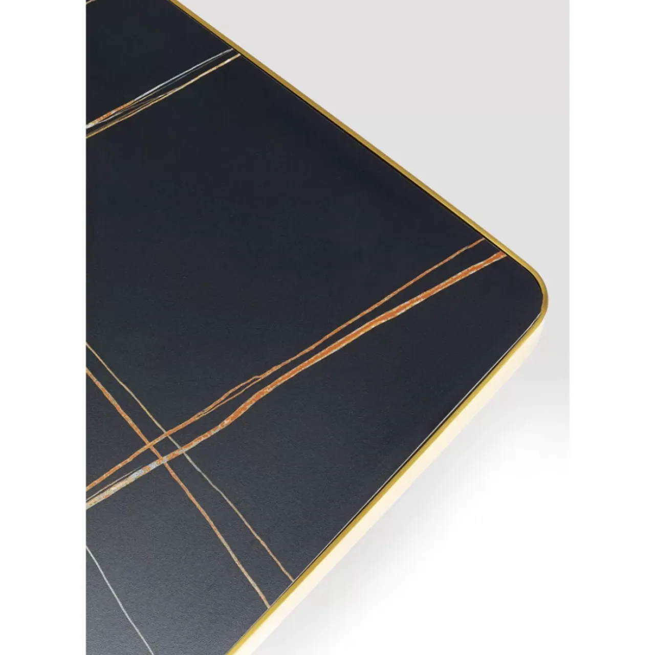 Tische-KARE Design Couchtisch Miler Gold 80X80Cm