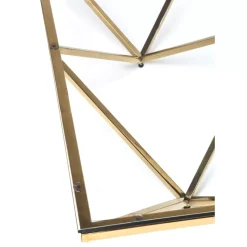 Tische-KARE Design Couchtisch Network Gold 105X105Cm