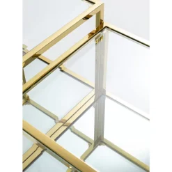 Tische-KARE Design Couchtisch Orion Gold (4/Set)