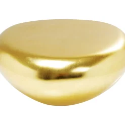 Tische-KARE Design Couchtisch Pebble Gold 122X96