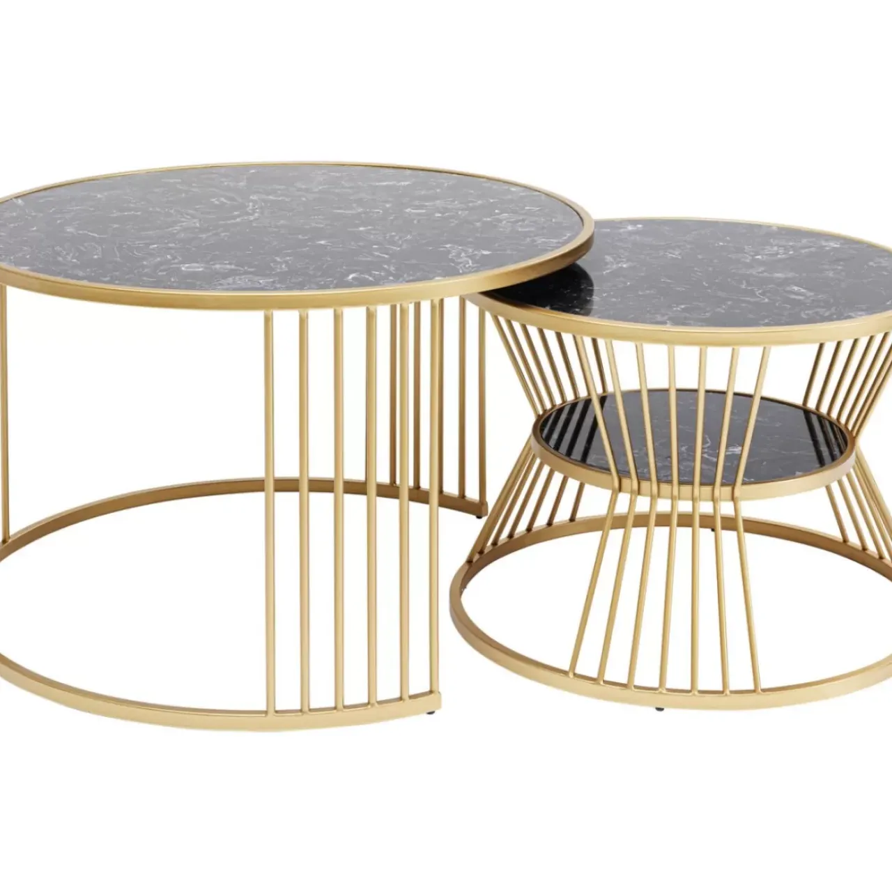 Tische-KARE Design Couchtisch Roma (2/Set)
