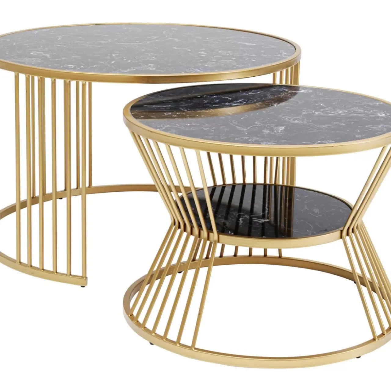 Tische-KARE Design Couchtisch Roma (2/Set)
